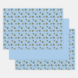 Frühlingspapier-Set Geschenkpapier Set