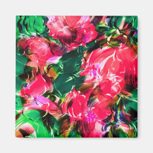 Frühlingspark Rosa Blume Blühen Magnet