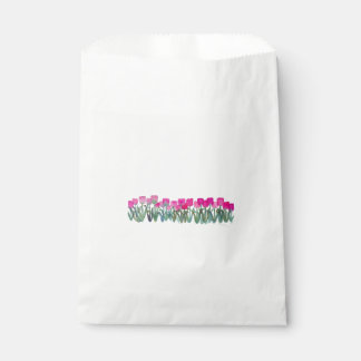 Frühlingspink Tulips Custom White Gevor Bag Geschenktütchen