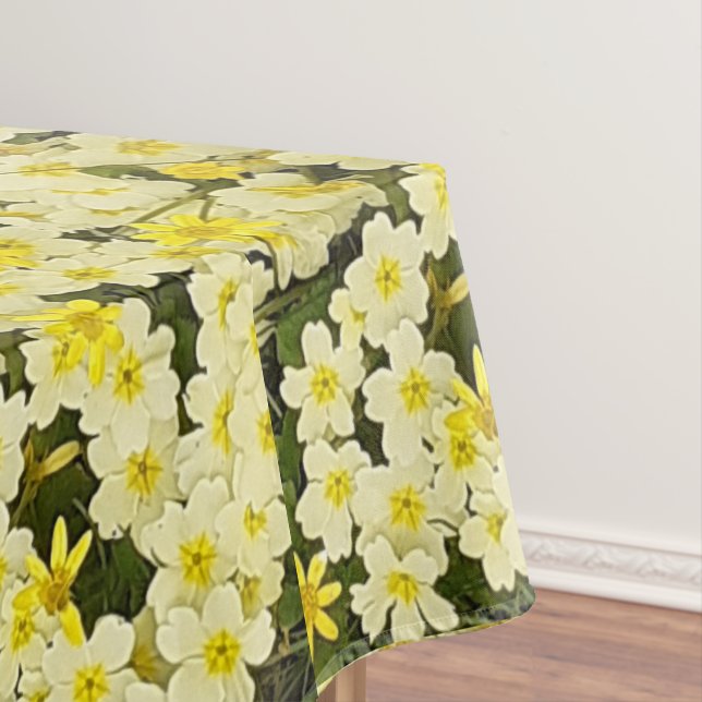 Frühlingsprirosen Tischdecke (Beispiel)