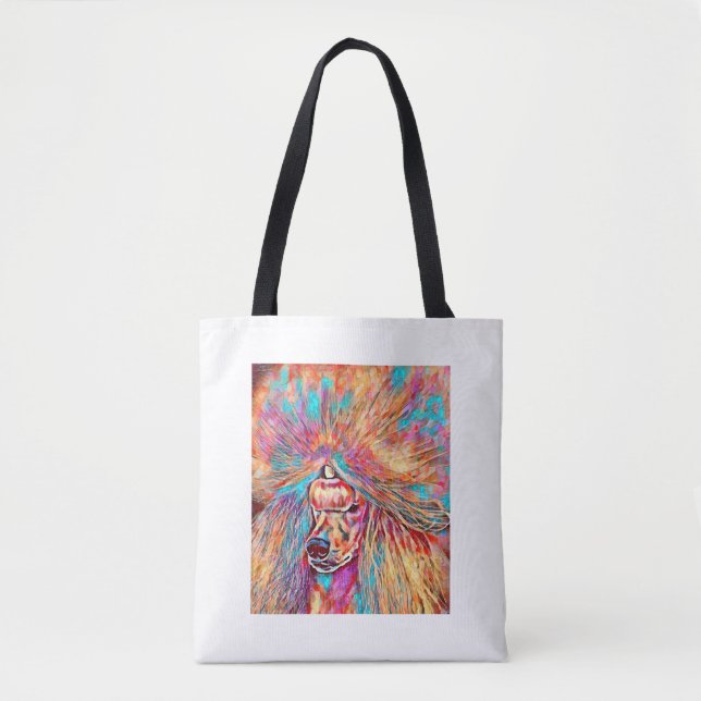 Frühlingspudel Tasche (Vorderseite)
