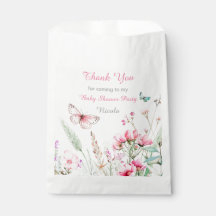 Frühlingspülung Rosa Butterfly BläserBaby Dusche