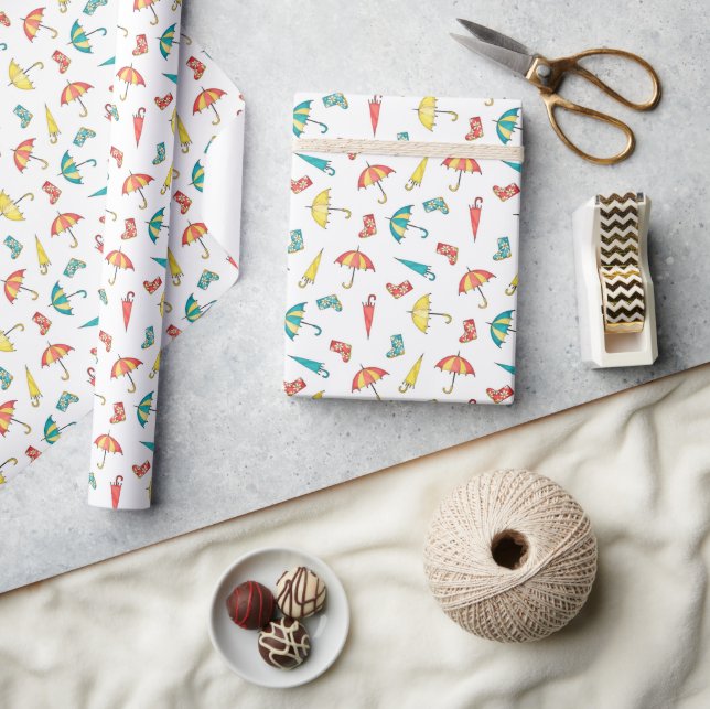 Frühlingsregen I Geschenkpapier (Kunsthandwerk)