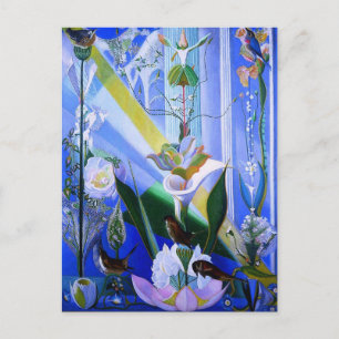 Frühlingsreigen von Joseph Stella Postkarte