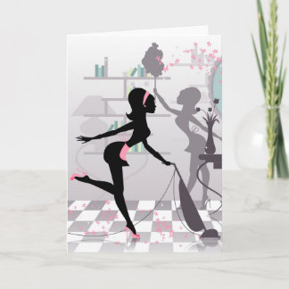 Frühlingsreinigung Karte