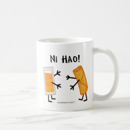 Frühlingsrolle u. Hoisin-Sauce - Ni Hao! Kaffeetasse