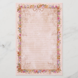 Frühlingsromane - Rosa Briefpapier