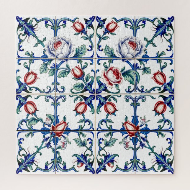 Frühlingsrosen-Puzzle (Vertikal)