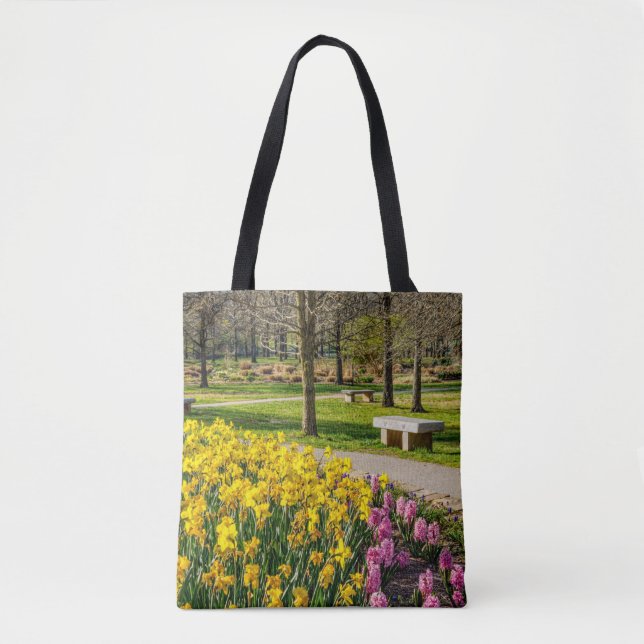 Frühlingssaison Blumengarten Tasche (Vorderseite)