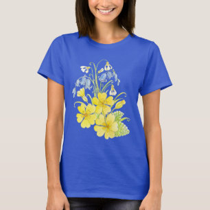 Frühlingssnowdrop Bluebell Art T - Shirt