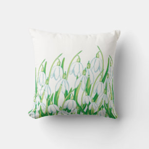 Frühlingssnowdrops Kissen