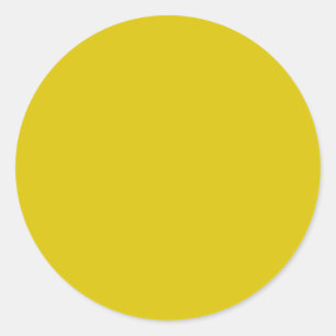 Frühlingssommer Farbe Empire Gelb Runder Aufkleber
