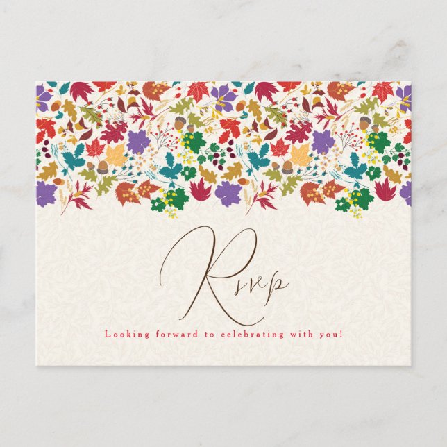 Frühlingssommer Lila Meadow Blume Hochzeit Postkarte (Vorderseite)