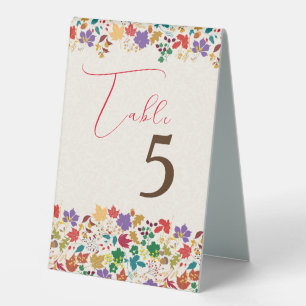 Frühlingssommer Lila Meadow Blume Hochzeit Tischaufsteller