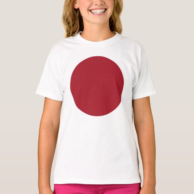 Frühlingssommerfarbe Feuriger Red Teddy Bär T-Shirt (Vorderseite)