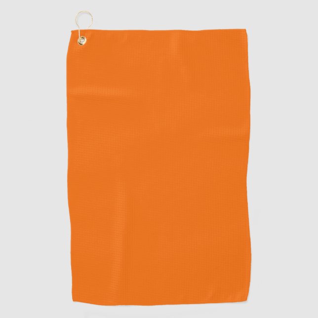 Frühlingssommerfarben Tangelo Golfhandtuch (Vorderseite)