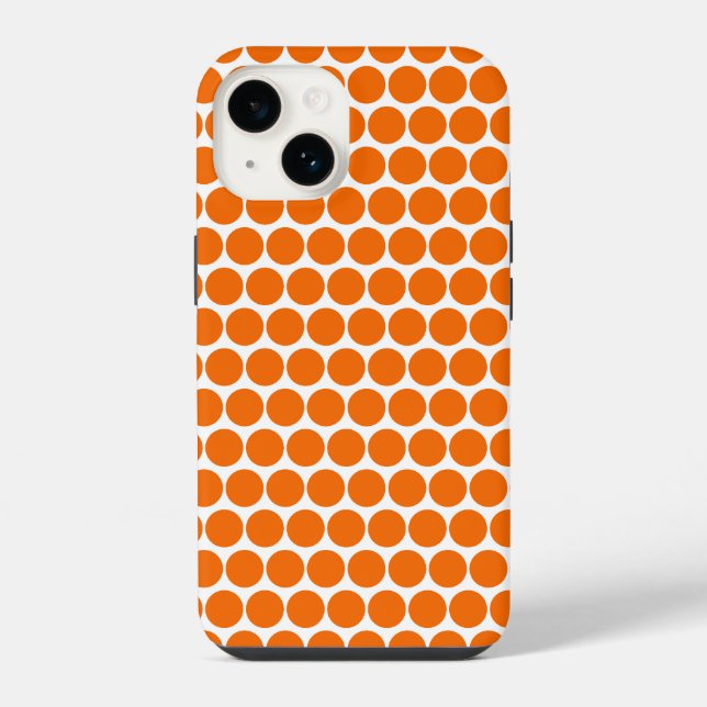 Frühlingssommerfarben Tangelo iPhone 14 Hülle (Rückseite)