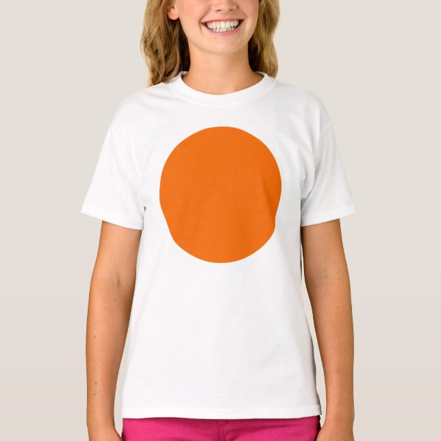 Frühlingssommerfarben Tangelo T-Shirt (Vorderseite)