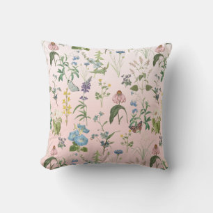 Frühlingssonne Wildblume Floral Meadow Girl Kinder Kissen