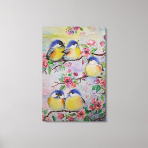 Frühlingsspange Canvas Print - Malerei Leinwanddruck