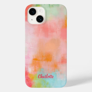 Frühlingsspark - Rosa Koralle - Name oder Monogram Case-Mate iPhone 14 Hülle