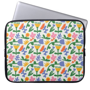 Frühlingsspass floral laptopschutzhülle