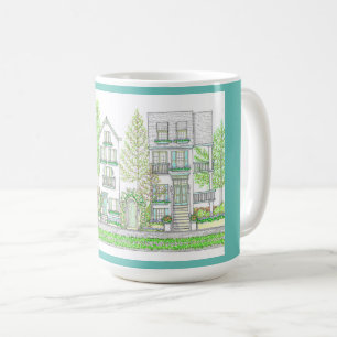 Frühlingsstadt 15oz Tasse Mint