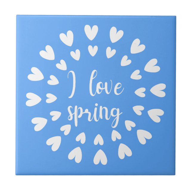 Frühlingsstimmung, Liebe Fliese (Vorderseite)