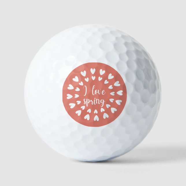 Frühlingsstimmung, Liebe Golfball (Vorderseite)