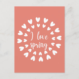 Frühlingsstimmung, Liebe Postkarte