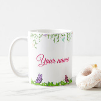 Frühlingsstimmung - wo Blume blühen und Hoffnung b Kaffeetasse