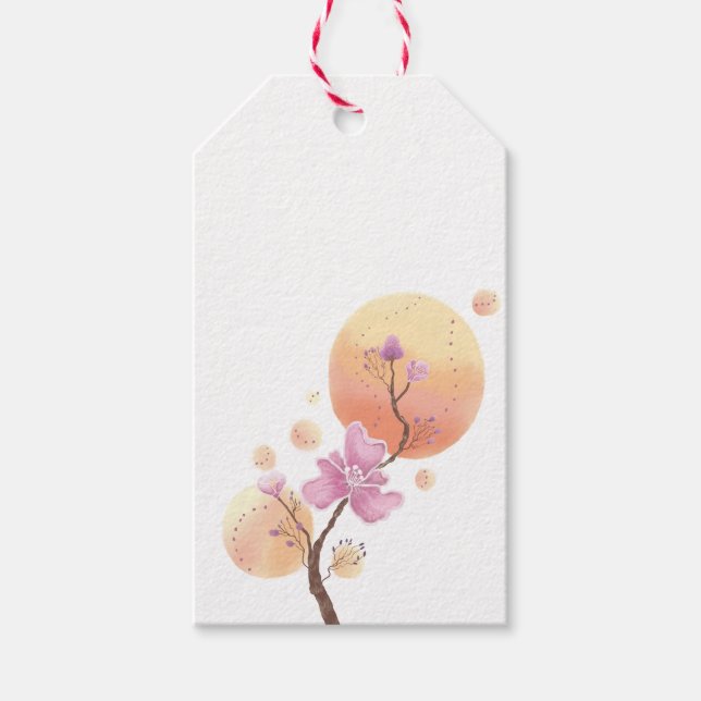 Frühlingstag Blume Muttertag Geschenkanhänger (Vorderseite)