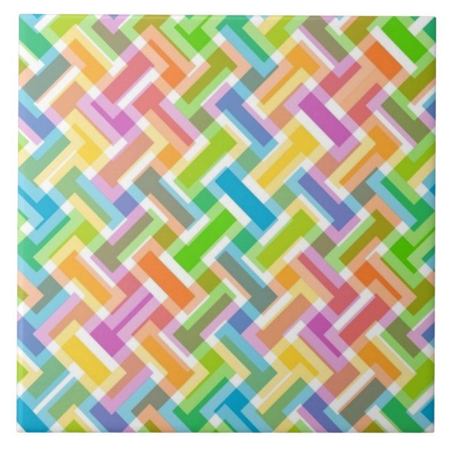 Frühlingstag Fliese (Vorderseite)