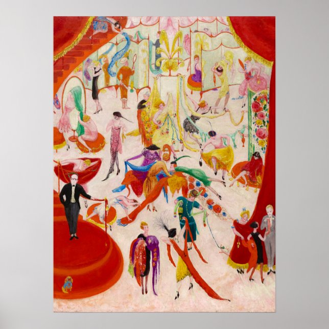 Frühlingsverkauf in Bendel's von Florine Stettheim Poster (Vorne)