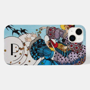 FRÜHLINGSVÖGEL / MODE-KOSTÜM DESIGNER MONOGRAMM Case-Mate iPhone HÜLLE