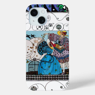 FRÜHLINGSVÖGEL UND SCHWUNG / MODEKOSTÜMDESIGNER Case-Mate iPhone HÜLLE