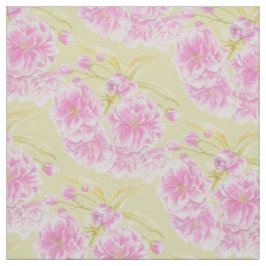 Frühlingswasserfarbe rosa Blüten Blüten Gewebe Stoff