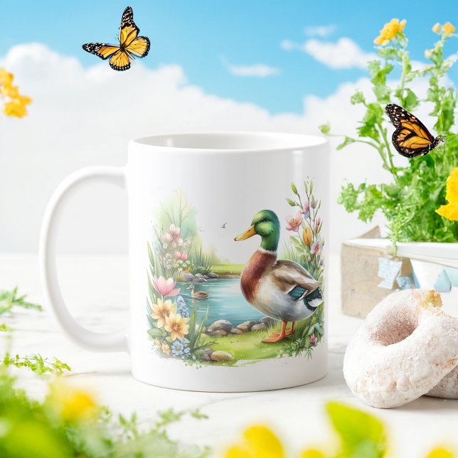 Frühlingswasserfarbe - Tasse (Von Creator hochgeladen)