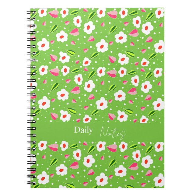 Frühlingswiese Whimsy-Kollektion Notizblock (Vorderseite)