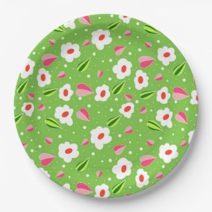 Frühlingswiese Whimsy Pappteller
