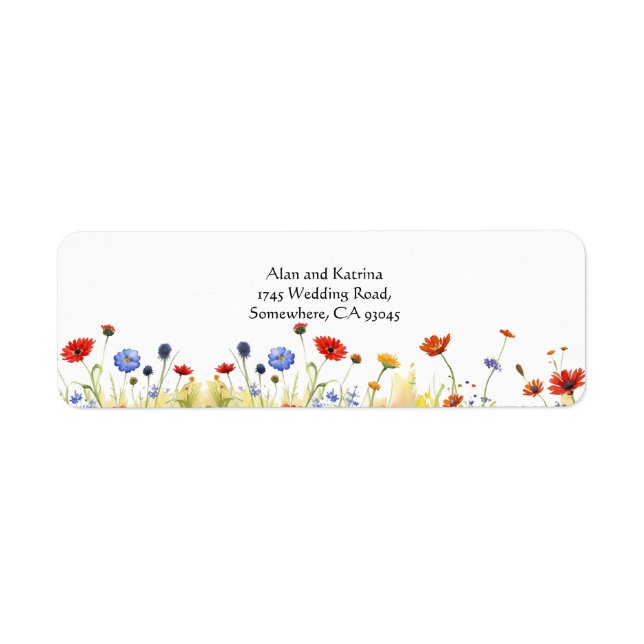 Frühlingswiese-Wildblumen (Vorne)