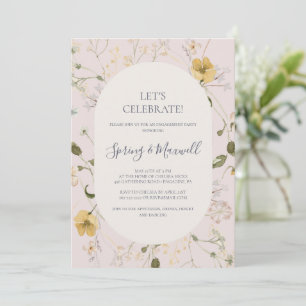 FrühlingsWildblume   Blush Let's Celebrate Invitat Einladung