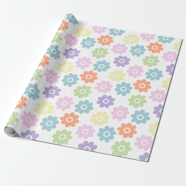 FrühlingsWildblumen Geschenkpapier (Ungerollt)