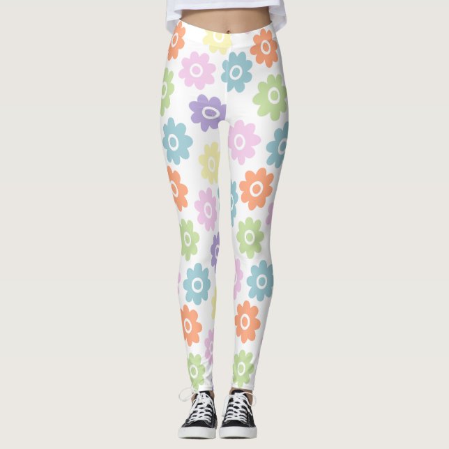FrühlingsWildblumen Leggings (Vorderseite)