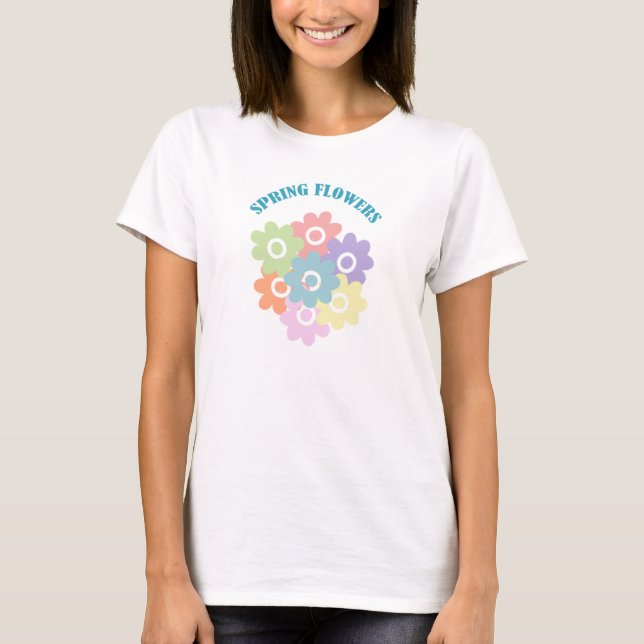 FrühlingsWildblumen T-Shirt (Vorderseite)