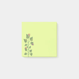 Frühlingswoche Pflanze Niedlich Grüne Natur Lover Post-it Klebezettel