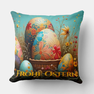 Frühlingszauber mit Ostereiern Kissen