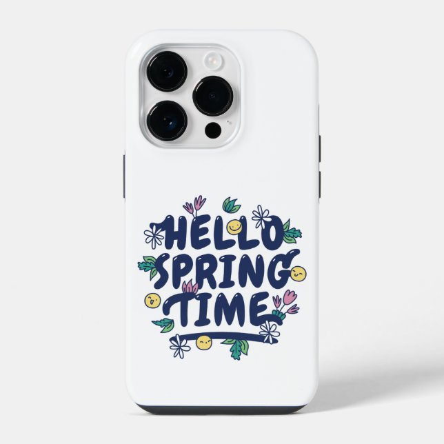 FRÜHLINGSZEIT FOLLOWER ZITAT iPhone 14 PRO  HÜLLE (Rückseite)