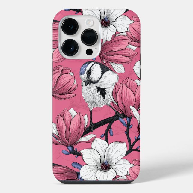 Frühlingszeit in Rosa iPhone 14 Pro Max Hülle (Rückseite)