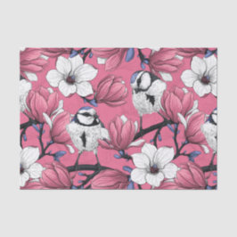 Frühlingszeit in Rosa Seidenpapier